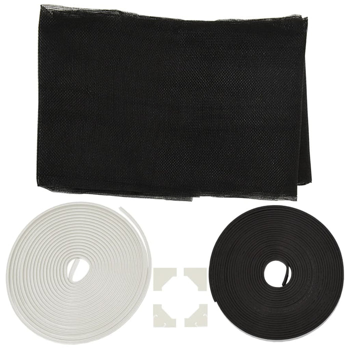 Zanzariera Magnetica per Finestre Bianca 120x140 cm 153853