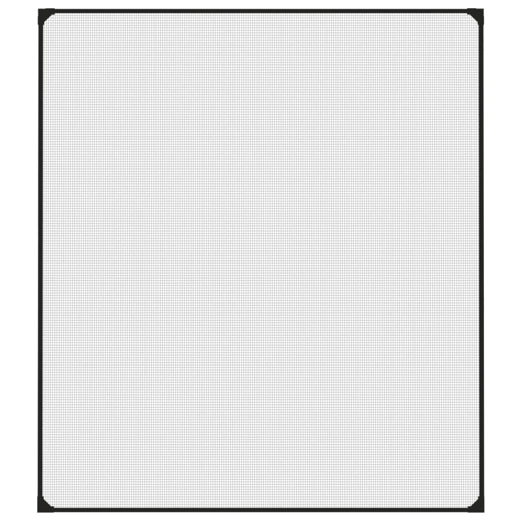 Zanzariera Magnetica per Finestre Antracite 120x140 cm 153854