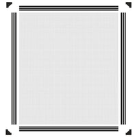 Zanzariera Magnetica per Finestre Antracite 120x140 cm 153854