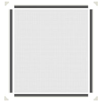Zanzariera Magnetica per Finestre Bianca 130x150 cm 153855
