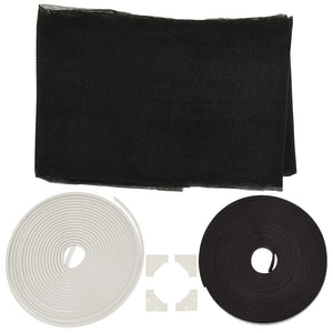 Zanzariera Magnetica per Finestre Bianca 130x150 cm 153855