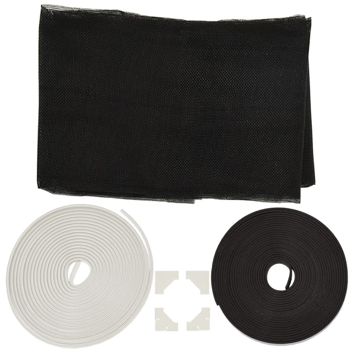 Zanzariera Magnetica per Finestre Bianca 130x150 cm 153855