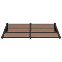 Tettoia per Porta Nera 152,5x90 cm in Policarbonatocod mxl 79205