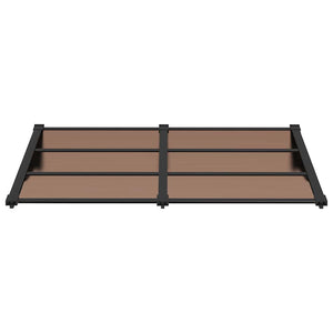 Tettoia per Porta Nera 152,5x90 cm in Policarbonatocod mxl 79205