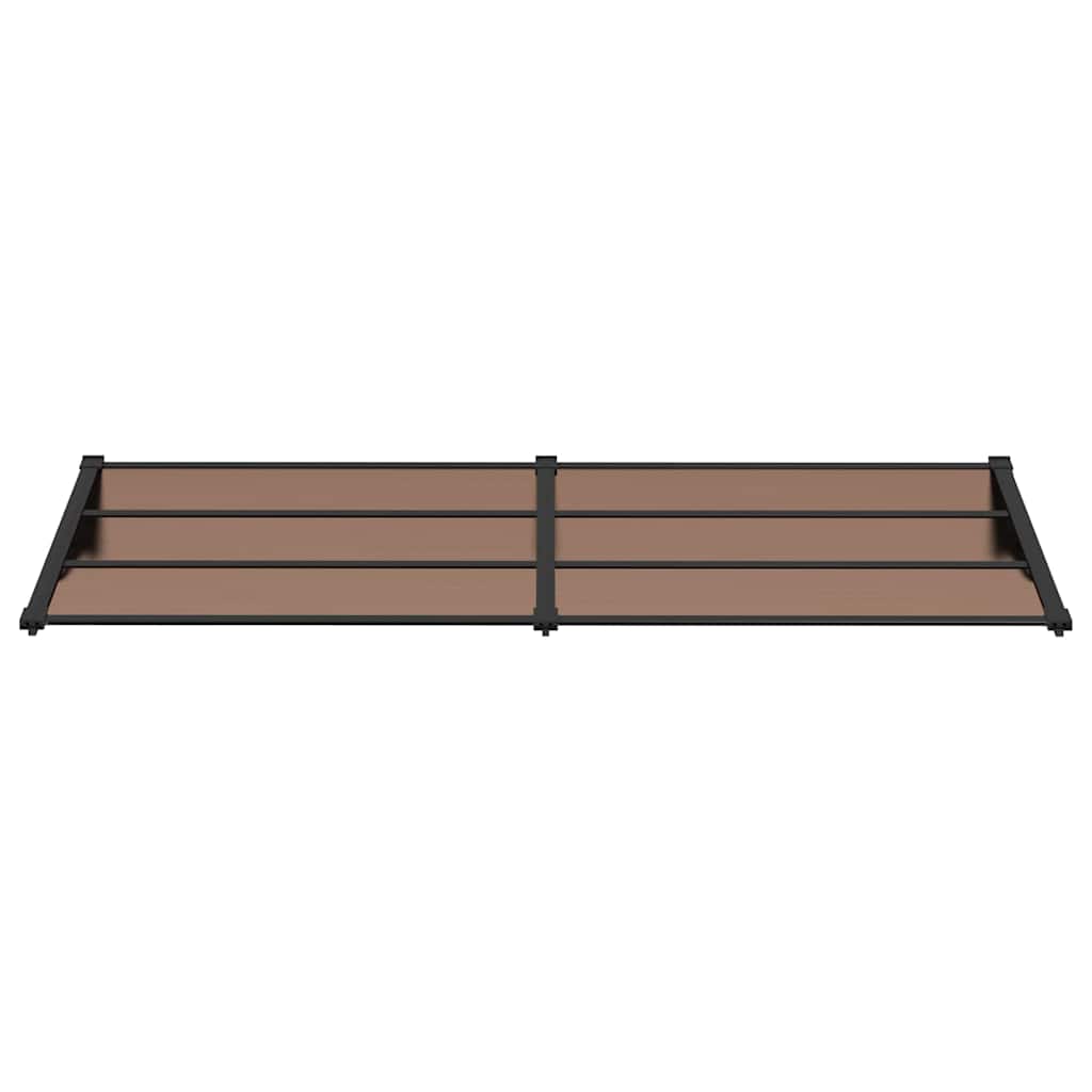 Tettoia per Porta Nera 239x90 cm in Policarbonatocod mxl 79375