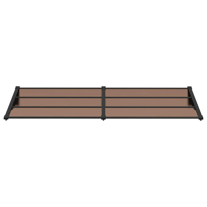 Tettoia per Porta Nera 239x90 cm in Policarbonatocod mxl 79375