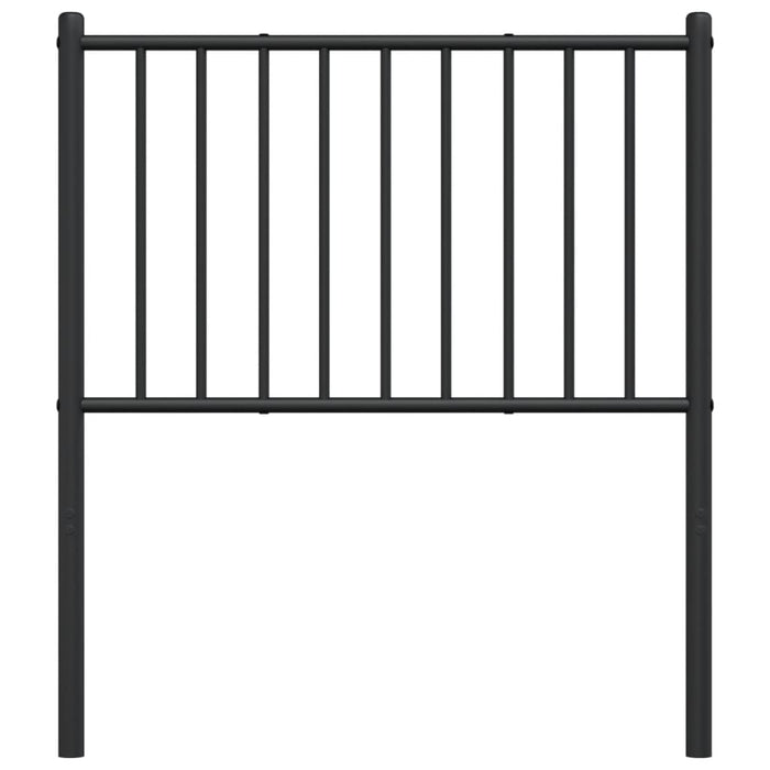 Testiera in Metallo Nero 75 cm 350890