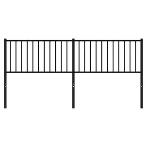 Testiera in Metallo Nero 180 cm 350900