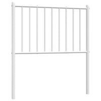 Testiera in Metallo Bianco 80 cm 350958