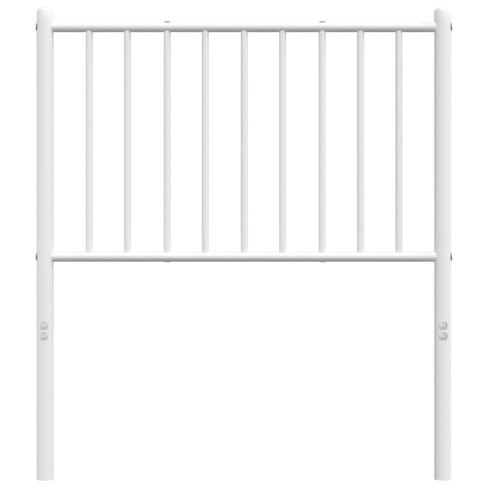 Testiera in Metallo Bianco 80 cm 350958