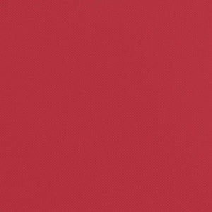 Lettino Prendisole Pieghevole Rosso in Tessuto Oxford e Acciaio 360177