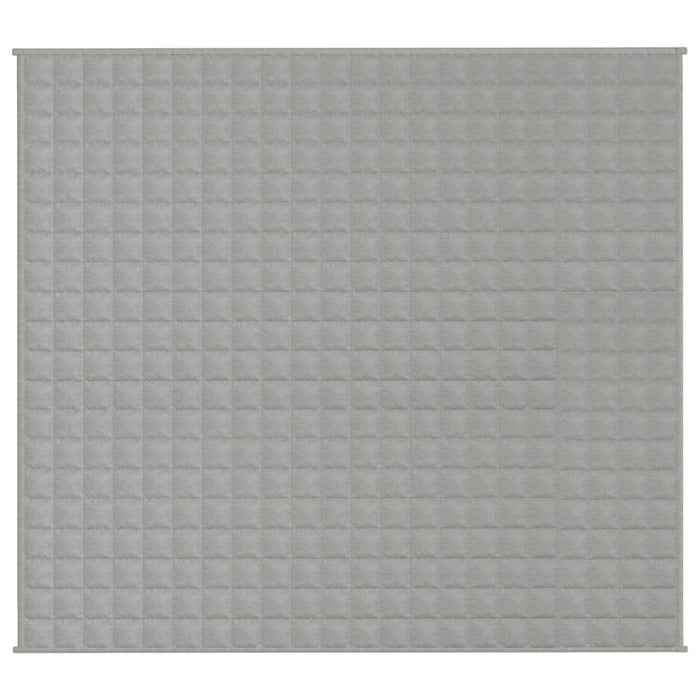 Coperta Ponderata Grigia 200x220 cm 13 kg Tessuto 3154787