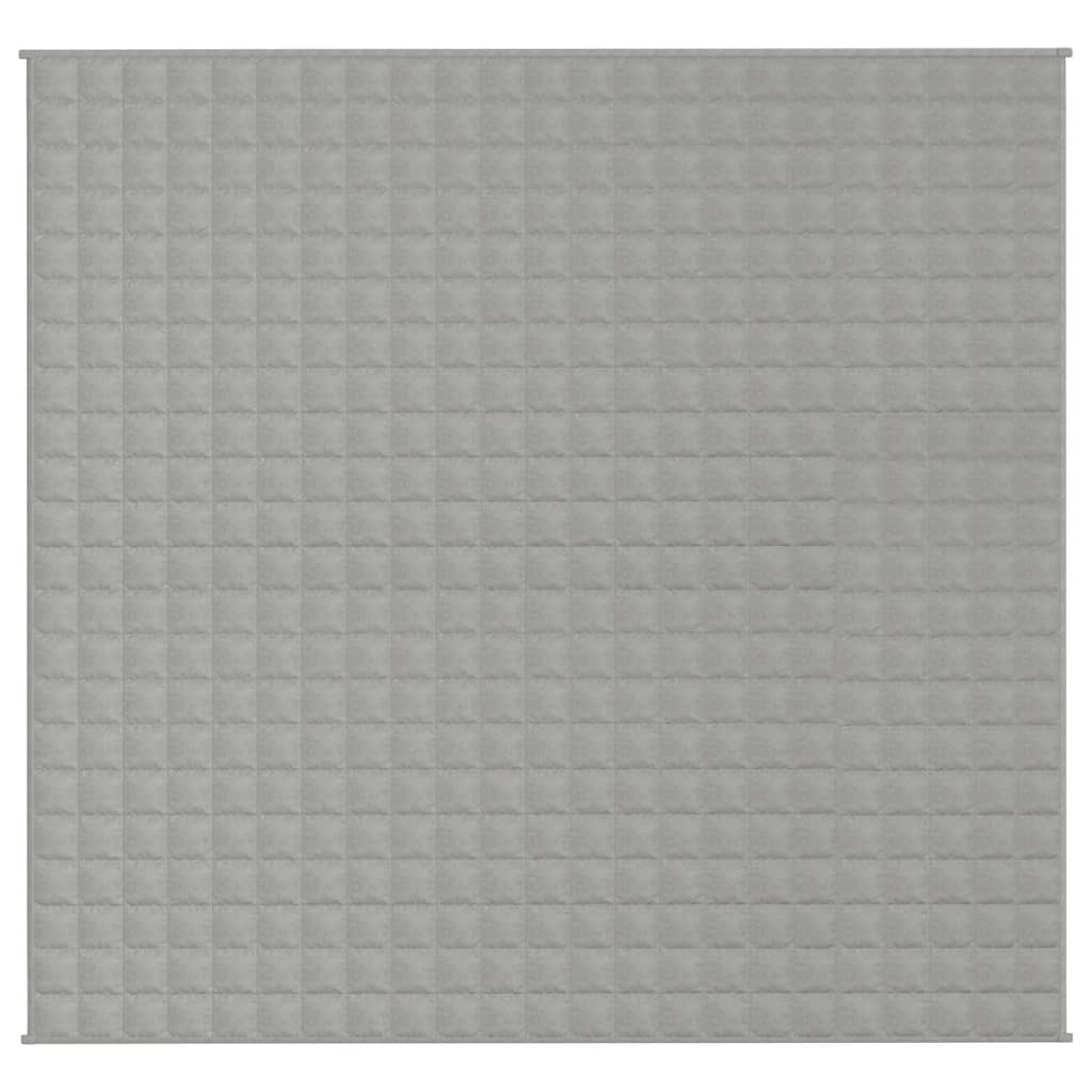 Coperta Ponderata Grigia 220x230 cm 11 kg Tessuto 3154789
