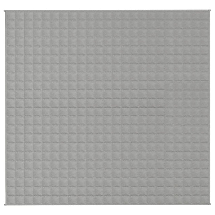 Coperta Ponderata Grigia 220x230 cm 11 kg Tessuto 3154789