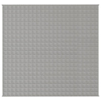 Coperta Ponderata Grigia 220x230 cm 15 kg Tessuto 3154791