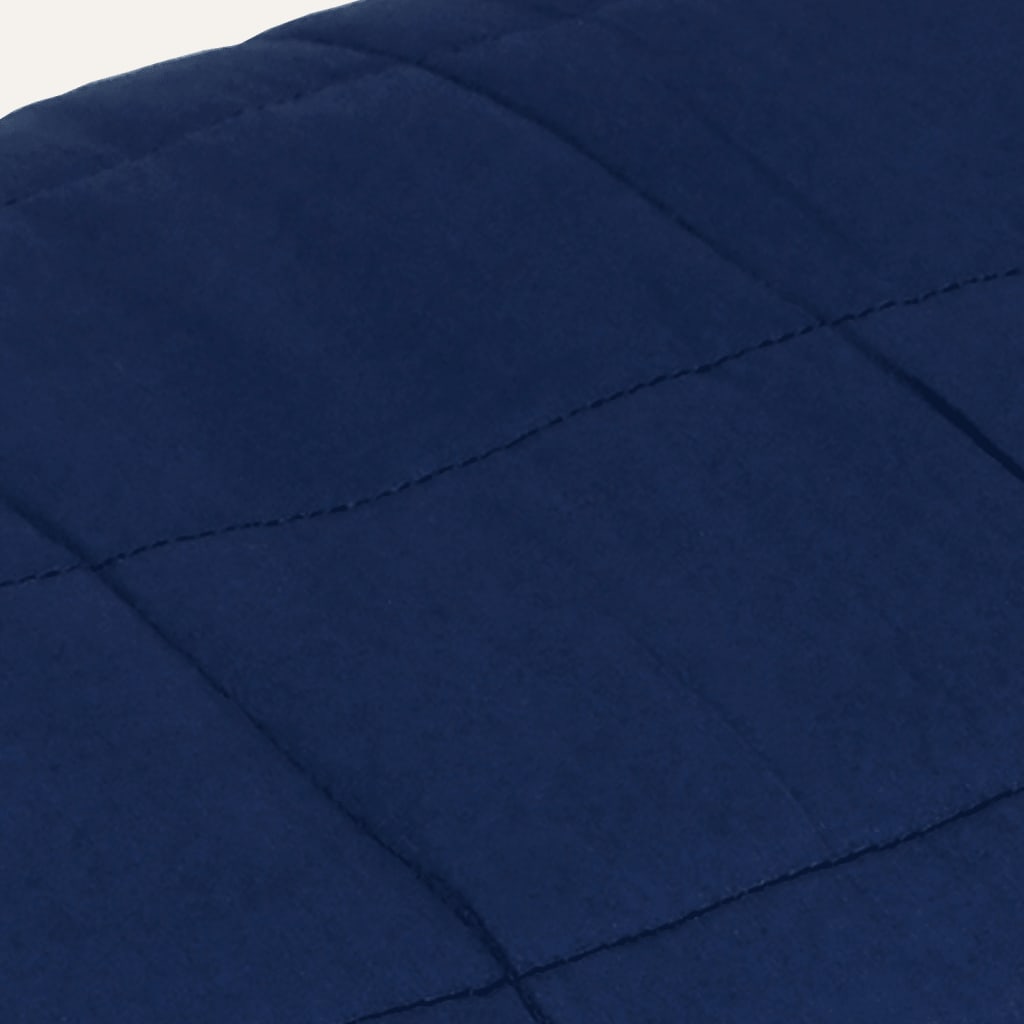 Coperta Ponderata Blu 137x200 cm 10 kg Tessuto 3154799