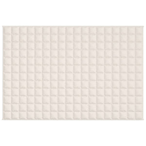 Coperta Ponderata Crema Chiaro 122x183 cm 5 kg Tessuto cod mxl 77732