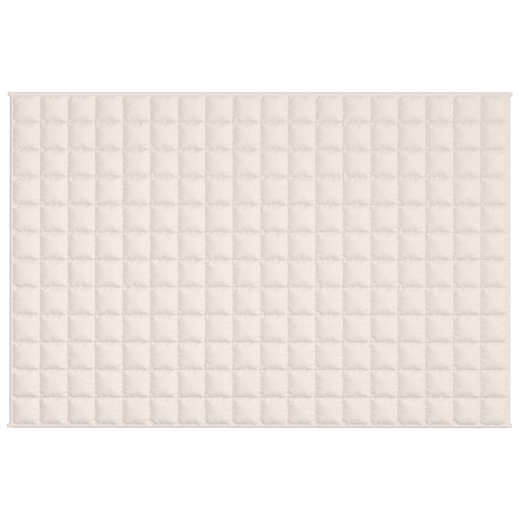 Coperta Ponderata Crema Chiaro 122x183 cm 9 kg Tessuto 3154812