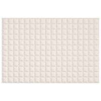 Coperta Ponderata Crema Chiaro 122x183 cm 9 kg Tessuto 3154812