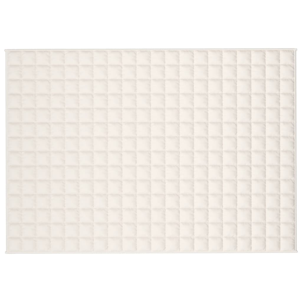Coperta Ponderata Crema Chiaro 137x200 cm 10 kg Tessuto cod mxl 77750