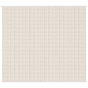 Coperta Ponderata Crema Chiaro 200x230 cm 9 kg Tessuto cod mxl 77735
