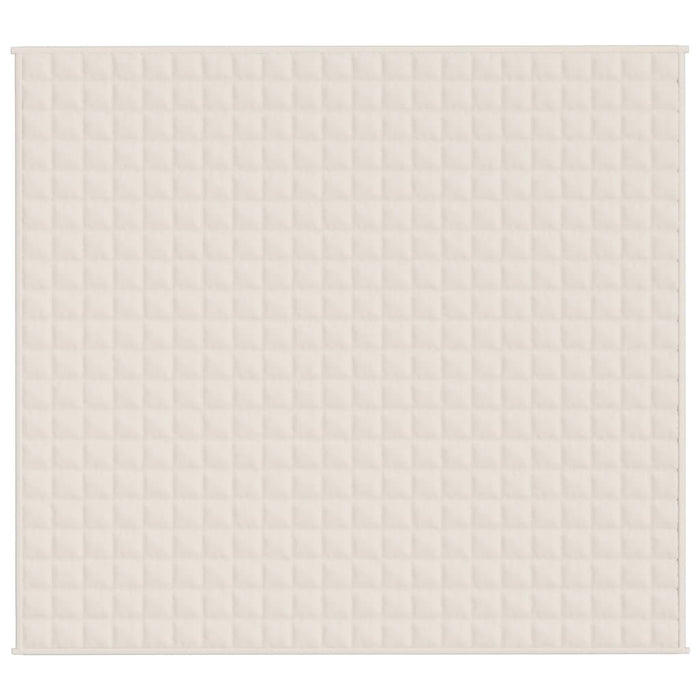 Coperta Ponderata Crema Chiaro 200x230 cm 9 kg Tessuto cod mxl 77735