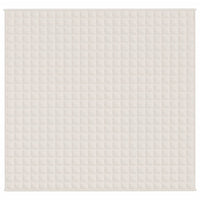 Coperta Ponderata Crema Chiaro 220x240 cm 11 kg Tessuto cod mxl 77733