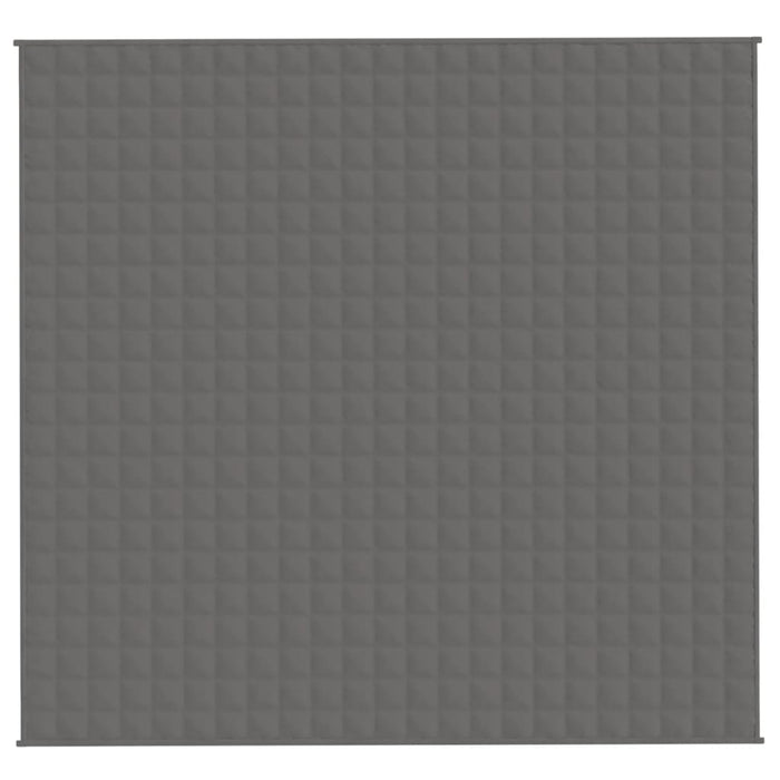 Coperta Ponderata Grigia 220x230 cm 11 kg Tessuto 3154843