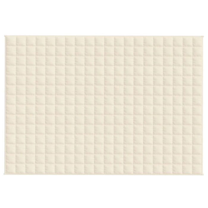 Coperta Ponderata Crema Chiaro 135x200 cm 6 kg Tessuto 3154867