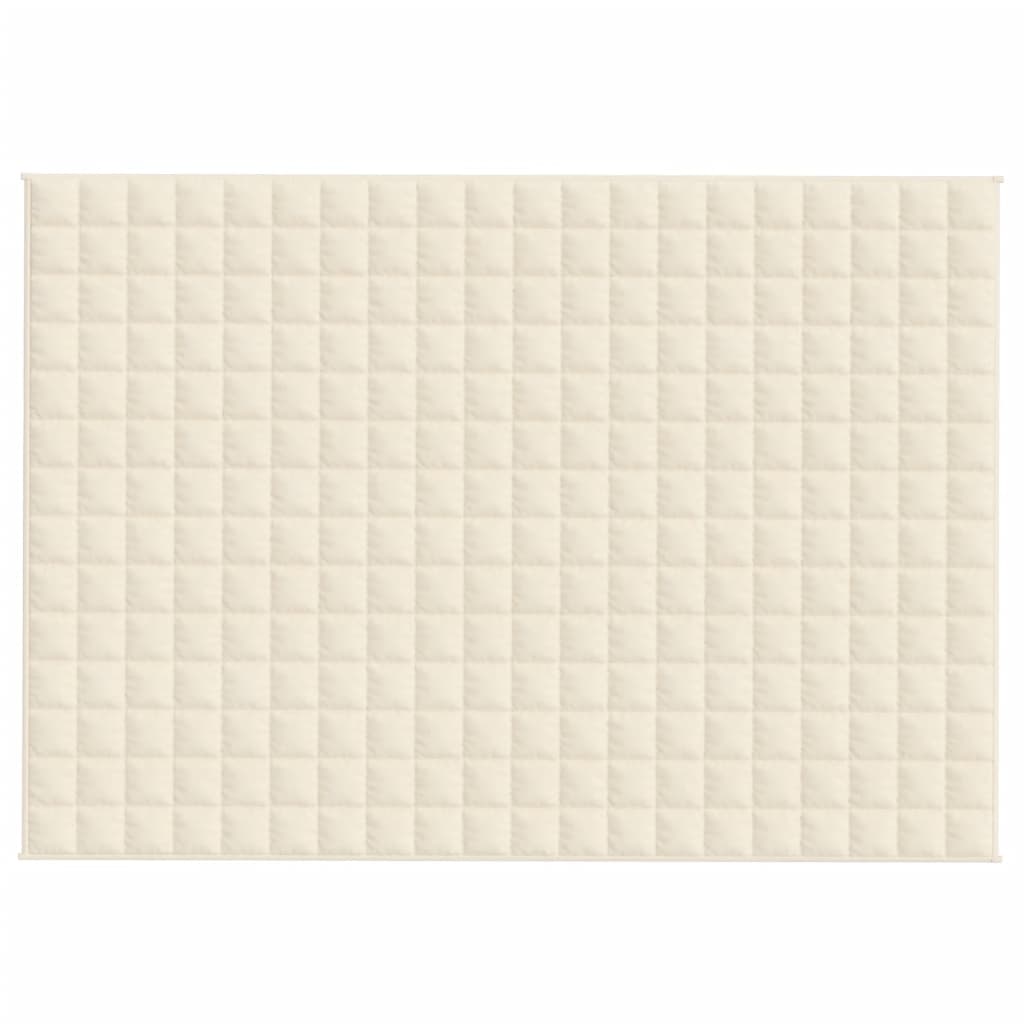 Coperta Ponderata Crema Chiaro 140x200 cm 10 kg Tessutocod mxl 117504