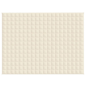 Coperta Ponderata Crema Chiaro 152x203 cm 7 kg Tessuto 3154873
