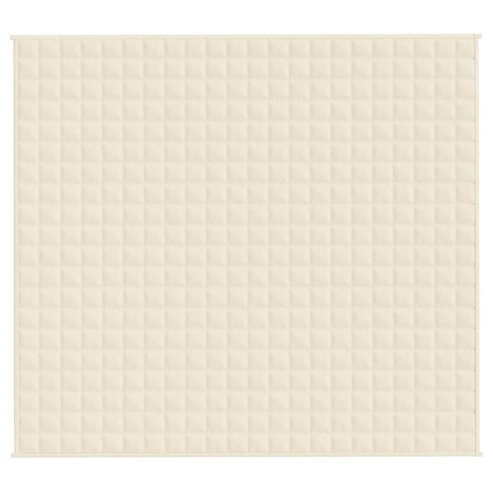 Coperta Ponderata Crema Chiaro 200x220 cm 9 kg Tessutocod mxl 93554