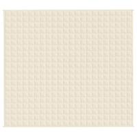 Coperta Ponderata Crema Chiaro 200x220 cm 9 kg Tessuto 3154875