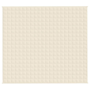 Coperta Ponderata Crema Chiaro 200x220 cm 9 kg Tessuto 3154875