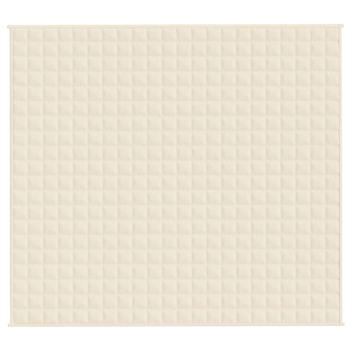Coperta Ponderata Crema Chiaro 200x230 cm 9 kg Tessuto 3154876