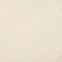 Coperta Ponderata Crema Chiaro 200x230 cm 13 kg Tessuto