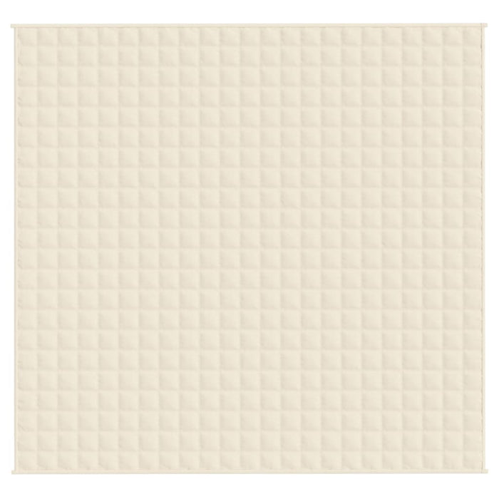 Coperta Ponderata Crema Chiaro 220x240 cm 11 kg Tessutocod mxl 93553