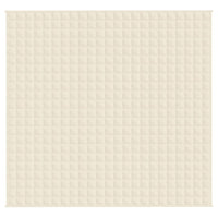 Coperta Ponderata Crema Chiaro 220x230 cm 15 kg Tessuto 3154881