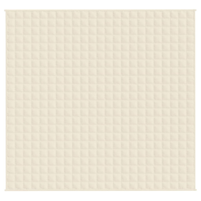 Coperta Ponderata Crema Chiaro 220x230 cm 15 kg Tessutocod mxl 69455