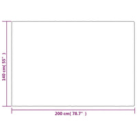 Coperta Ponderata con Copertura Grigia 140x200 cm 10 kg Tessuto 3154887