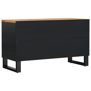 Mobile TV-Mobile per TV-Credenza TV 80x33x46cm Legno Massello Acacia e Legno Multistrato