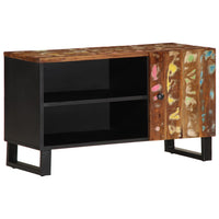 Mobile TV-Mobile per TV-Credenza TV 80x33x46cm Legno Massello Recupero Legno Multistrato
