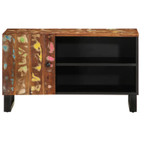 Mobile TV-Mobile per TV-Credenza TV 80x33x46cm Legno Massello Recupero Legno Multistrato