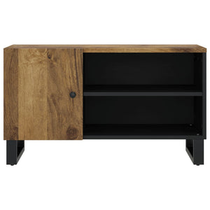 Mobile TV-Mobile per TV-Credenza TV 80x33x46cm Legno Massello Mango e Legno Multistrato 775754
