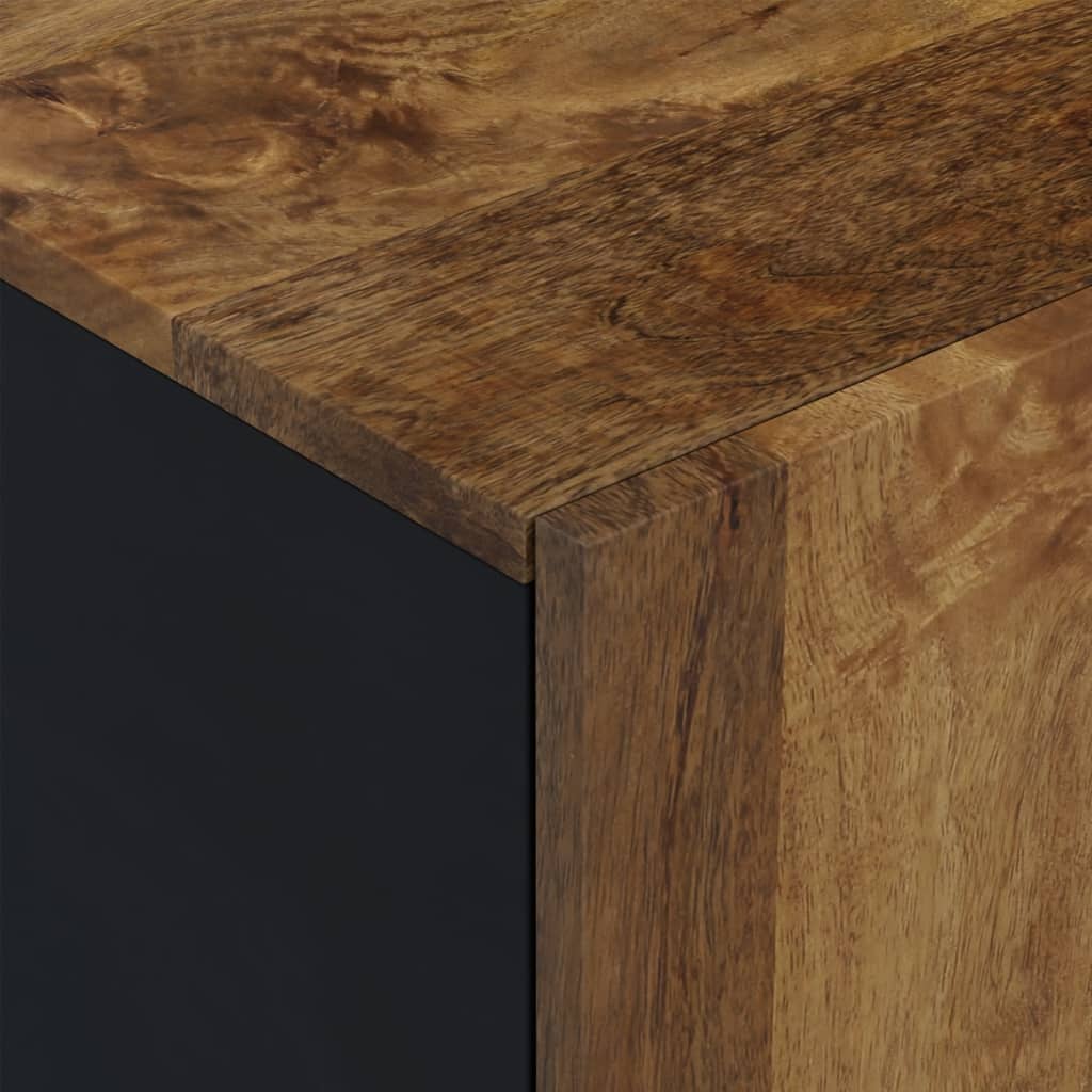 Mobile TV-Mobile per TV-Credenza TV 80x33x46cm Legno Massello Mango e Legno Multistrato 775754
