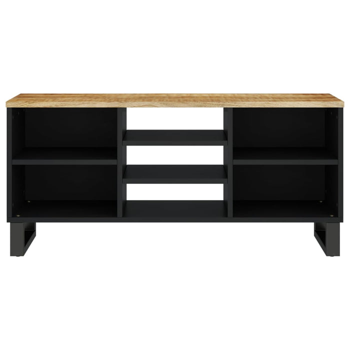 Mobile TV 100x33x46cm Legno Massello Mango e Legno Multistrato 351966