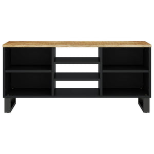 Mobile TV 100x33x46cm Legno Massello Mango e Legno Multistratocod mxl 127153