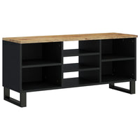Mobile TV 100x33x46cm Legno Massello Mango e Legno Multistrato 351966