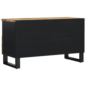 Mobile TV-Mobile per TV-Credenza TV 80x33x46cm Legno Massello Mango e Legno Multistrato 881656