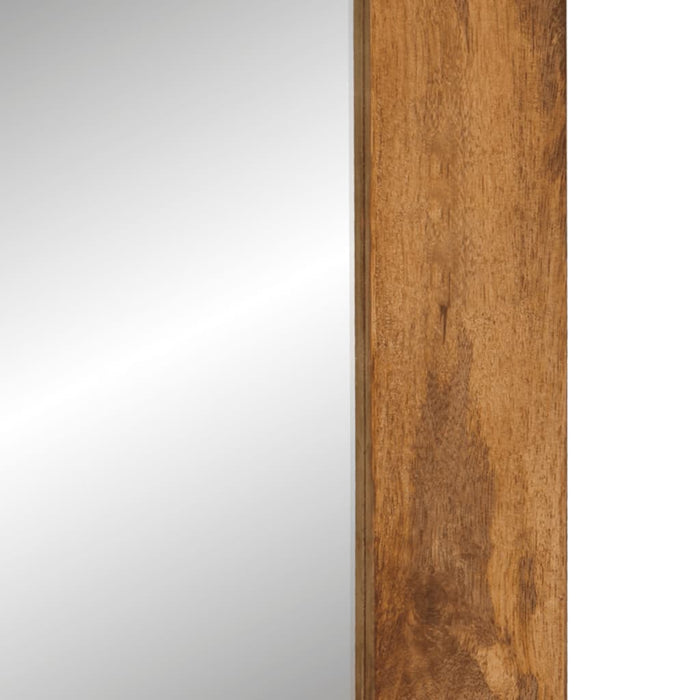 Specchio-Specchio Decorativo 70x50 cm in Legno Massello di Mango e Vetro 166093